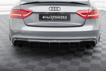 Audi S5 / A5 S-Line Coupé 8T Facelift 2011-2016 Diffuser V.1 (Ett utblås per sida) Maxton Design